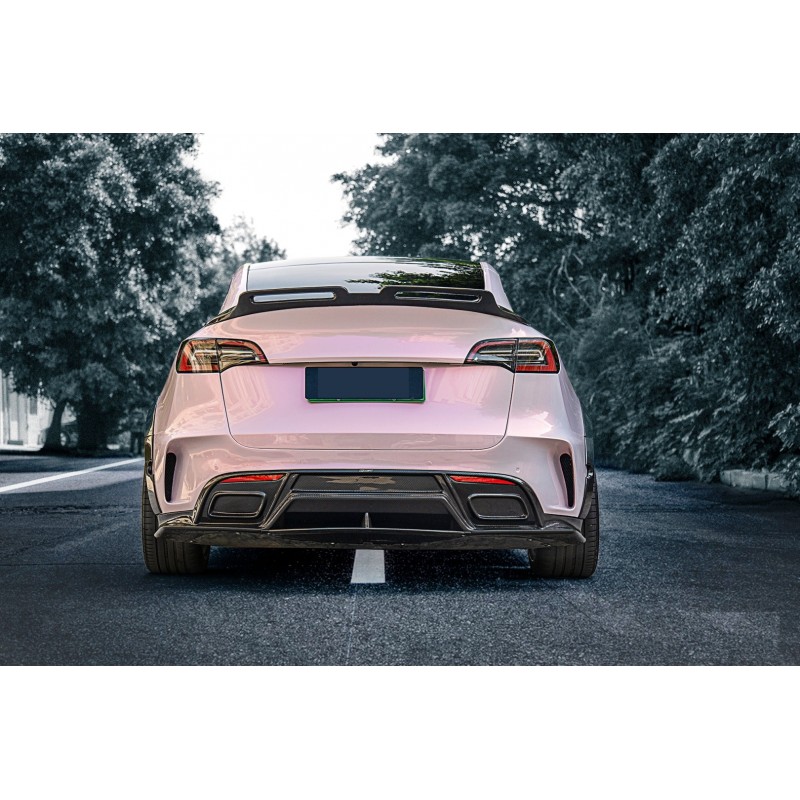 Tesla model y  2021+  turbo spoıler (parlak siyah)