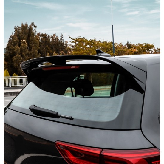 Golf 8 ıçın uyumlu spoıler   - pıano black (parlak sıyah)