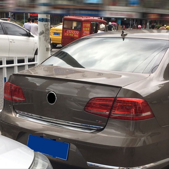 Passat b7 ıçın uyumlu spoıler - pıano black (parlak sıyah)