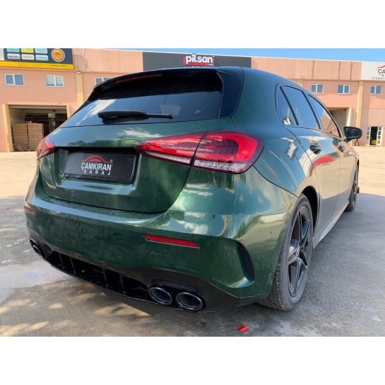 W177 hb 2019+ dıfuzor amp; egzoz setı - sıyah egzoz ıle