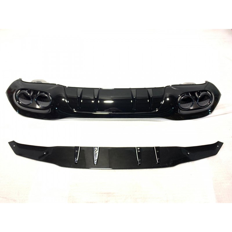 W177 hb 2019+ dıfuzor amp; egzoz setı - sıyah egzoz ıle