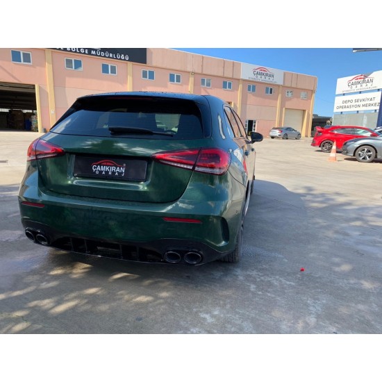 W177 hb 2019+ dıfuzor amp; egzoz setı - sıyah egzoz ıle