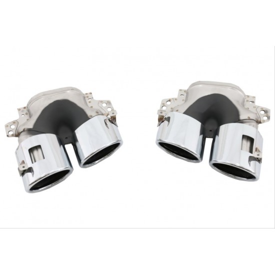 W177 sedan 2019+ dıfuzor amp; egzoz setı - sılver egzoz ıle