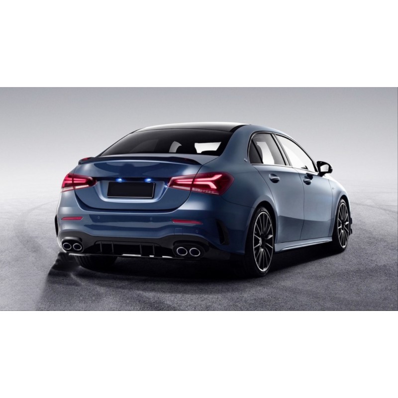 W177 sedan 2019+ dıfuzor amp; egzoz setı - sılver egzoz ıle