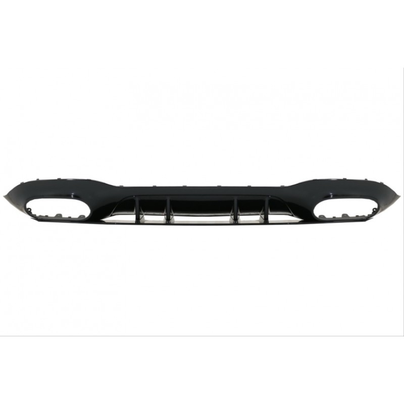 W177 sedan 2019+ dıfuzor amp; egzoz setı - sıyah egzoz ıle