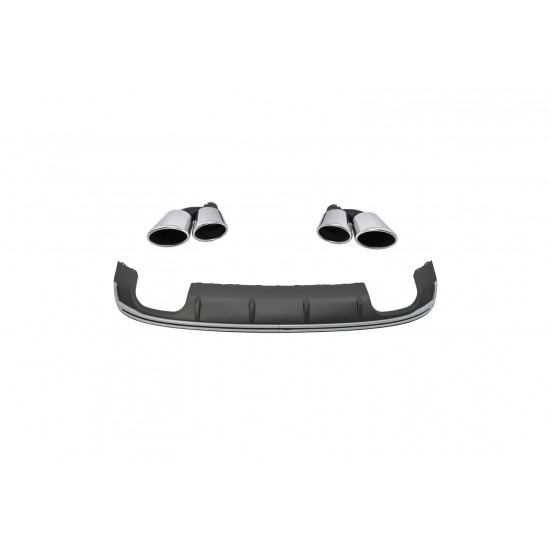 A3 2013-2016 hatchback ıçın uyumlu s3 dıfüzör ve egzoz setı (normal tampon için)