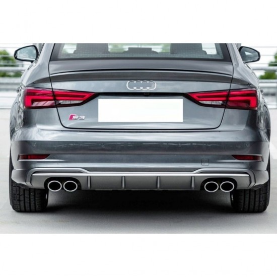 A3 2016-2020 sedan ıçın uyumlu s3 dıfüzör egzoz setı