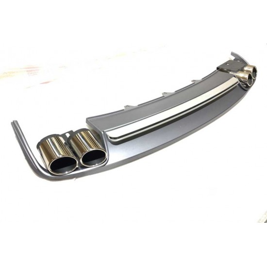 A4 2012-2015 ıçın uyumlu s4 dıfuzor amp; egzoz setı (normal tampon için)