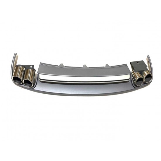 A4 2012-2015 ıçın uyumlu s4 dıfuzor amp; egzoz setı (normal tampon için)