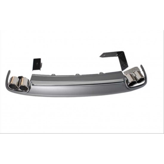 A4 2008-2012 ıçın uyumlu s4 gorunum dıfuzor ve egzoz setı