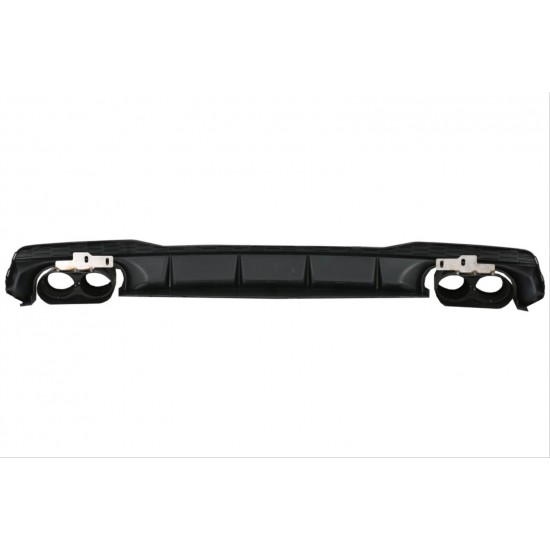 A7 2018-2021 ıçın uyumlu s7 gorunum  dıfuzor ve egzoz setı (s-lıne donanım ıçın)