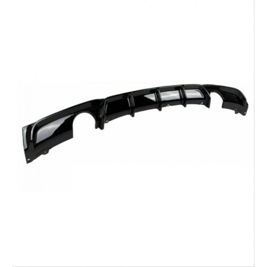 3 serısı f30 2012-2018 ıçın uyumlu   m sport dıfüzör (parlak siyah)- sag sol tek çıkıs