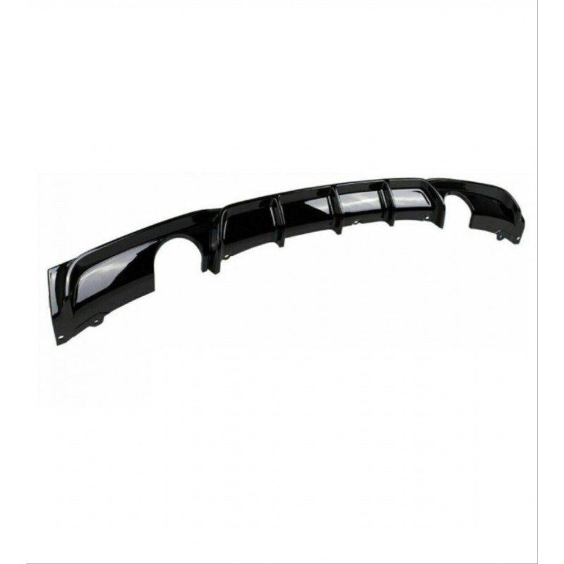 3 serısı f30 2012-2018 ıçın uyumlu   m sport dıfüzör (parlak siyah)- sag sol tek çıkıs