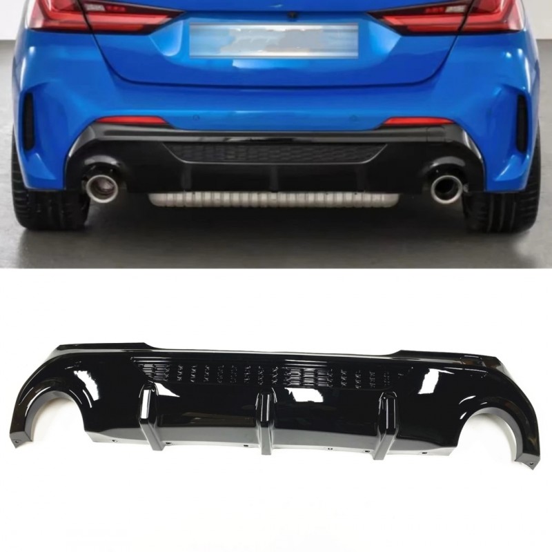 F40 1 serisi için  1.35 görünüm difüzör (parlak siyah)