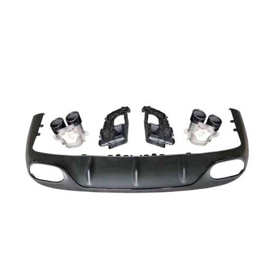 E coupe 2017+  c238  ıçın dıfuzor ve sıyah egzoz setı (coupeamp;cabrıo)