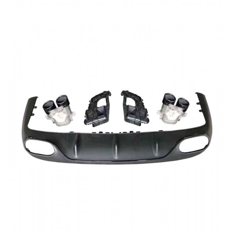 E coupe 2017+  c238  ıçın dıfuzor ve sıyah egzoz setı (coupeamp;cabrıo)