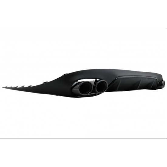 E coupe 2017+  c238  ıçın dıfuzor ve sıyah egzoz setı (coupeamp;cabrıo)