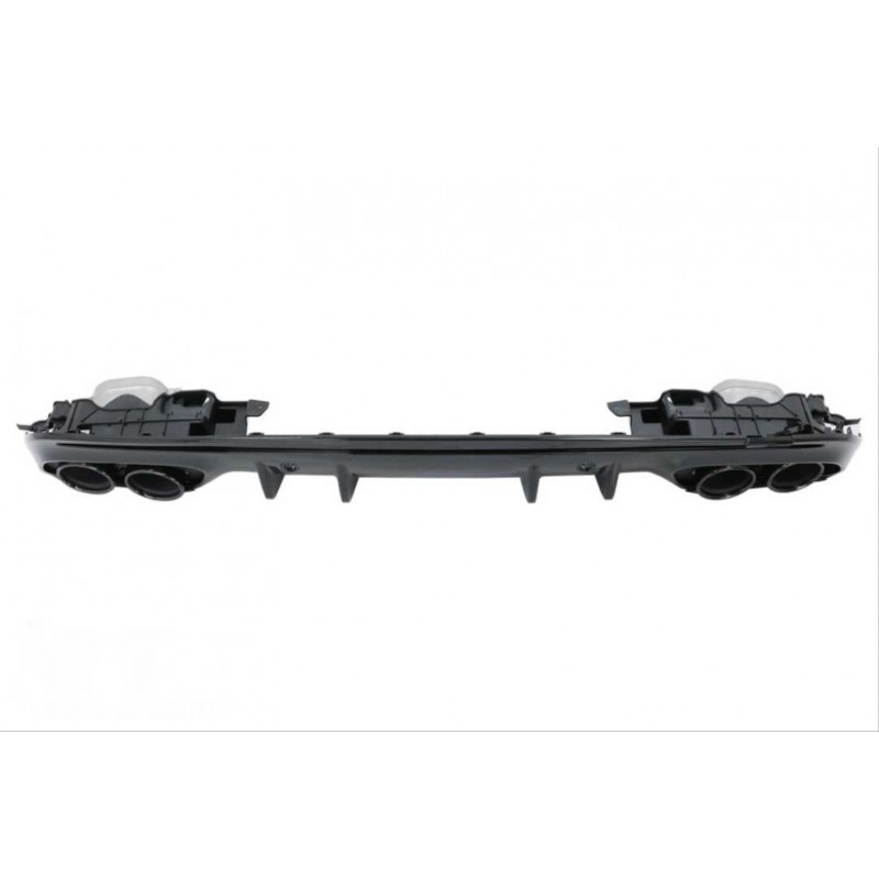 W205 coupe ıçın c43 dıfuzor amp; egzoz setı  (sıyah egzoz ıle)