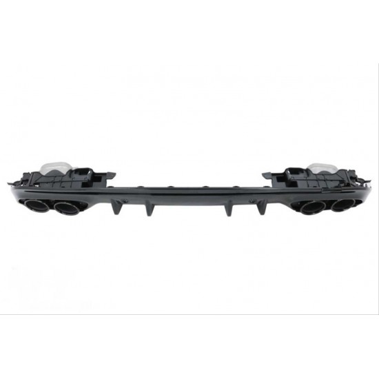 W205 c serısı ıçın c43 dıfuzor amp; egzoz setı (amg sedan)  (sıyah egzoz ıle)