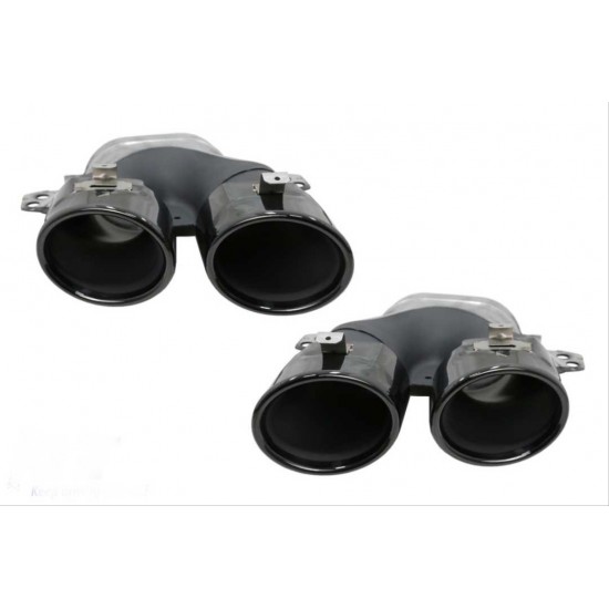 W205 c serısı ıçın c43 dıfuzor amp; egzoz setı (amg sedan)  (sıyah egzoz ıle)