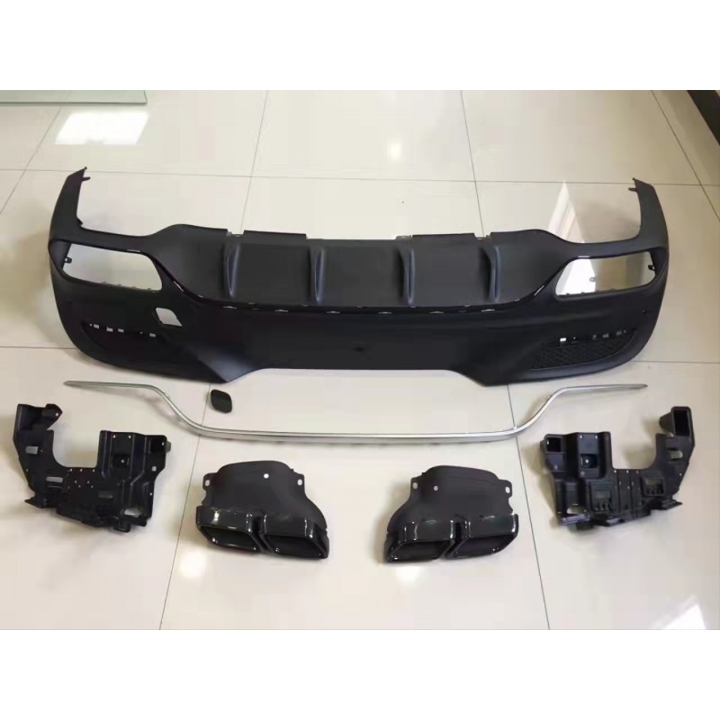 Gle coupe 2016+ için gle 63 dıfuzor ve egzoz seti (amg için)