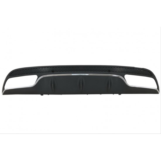 W205 c serısı ıçın sılver dıfüzör amp; egzoz setı (amg sedan) (krom trim)