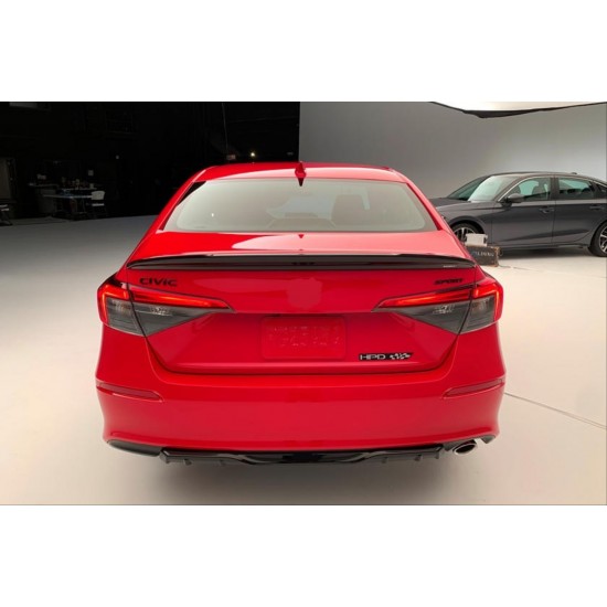 Cıvıc fe1 2022 ıçın uyumlu  aero dıfuzor - pıano black