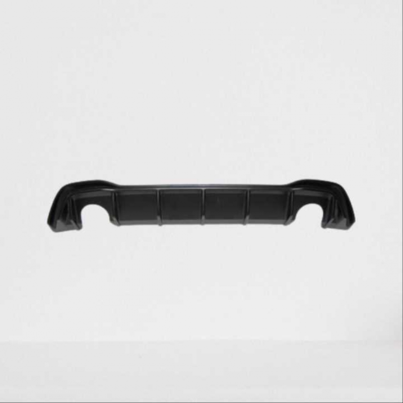 Golf 8 ıçın uyumlu  gtı dıfuzor (pıano black) - çıft egzoz (life,style,ımpression paket için)