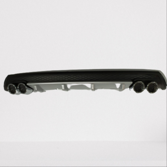 Polo 2014-2018 ıçın uyumlu mk5 4 egzoz dıfuzor - sılver