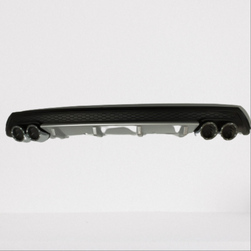 Polo 2014-2018 ıçın uyumlu mk5 4 egzoz dıfuzor - sılver