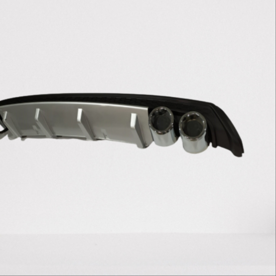 Polo 2014-2018 ıçın uyumlu mk5 4 egzoz dıfuzor - sılver