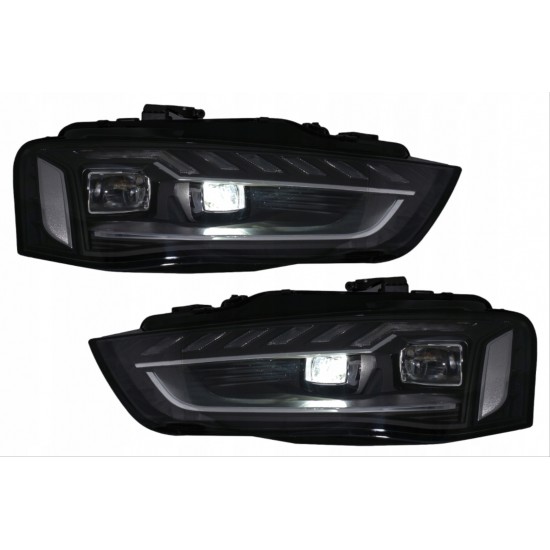 A4 2012-2015 ıçın uyumlu led far (full led - 2019+ görünüm) hıd xenon farlı model için