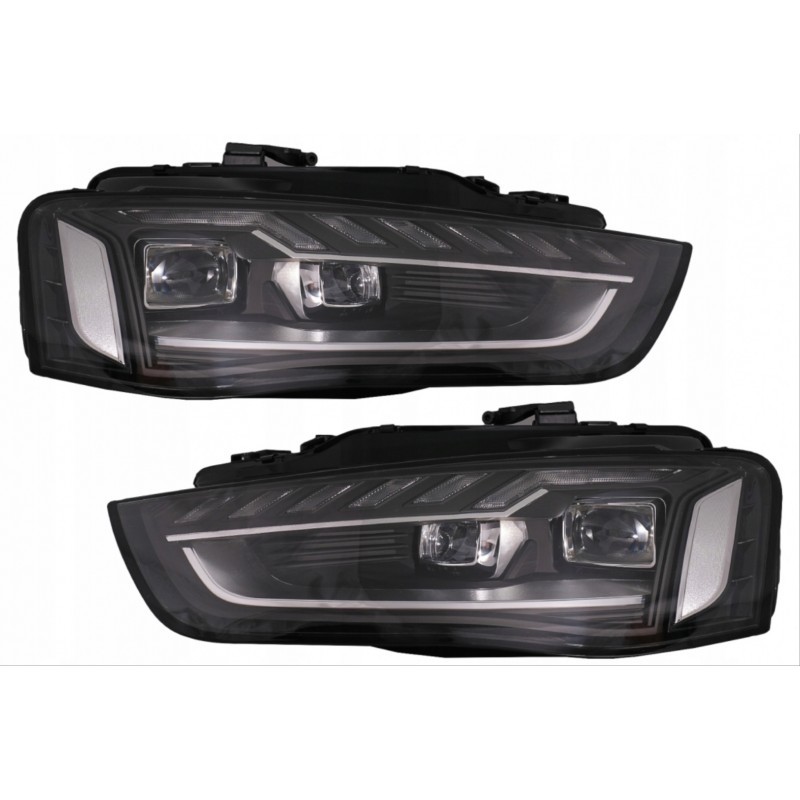 A4 2012-2015 ıçın uyumlu led far (full led - 2019+ görünüm) hıd xenon farlı model için