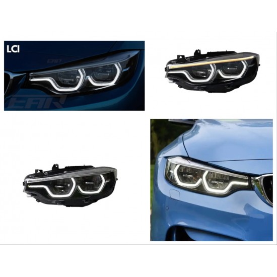 4 serisi f32/f36 lcı 2016-2018 için  led far (13-15 için yazılım ve soket değişimi ile takılabilir)