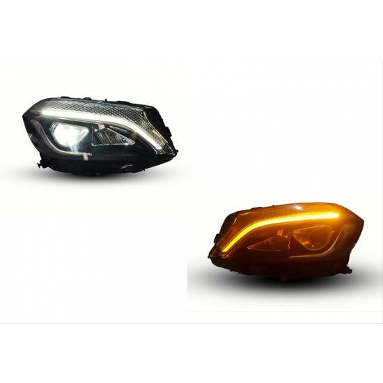 W176 2010-2018 a serısı ıçın full  led far  (halojen farlı araçlar için)