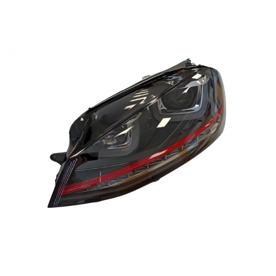 Golf 7 mk7 2012-2018 u led far gtı kırmızı