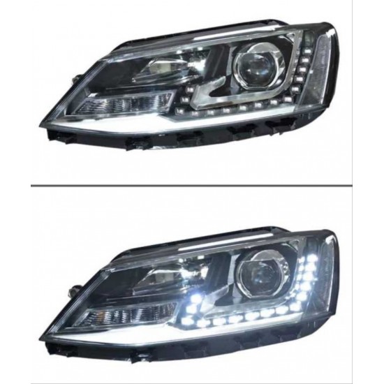 Jetta 2011-2018 ıçın uyumlu hıghlıne led far (halojen far için)