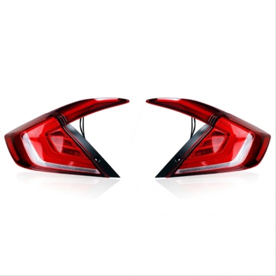 Cıvıc fc5 2016-2021 ıçın uyumlu  hareketlı led stop kırmızı