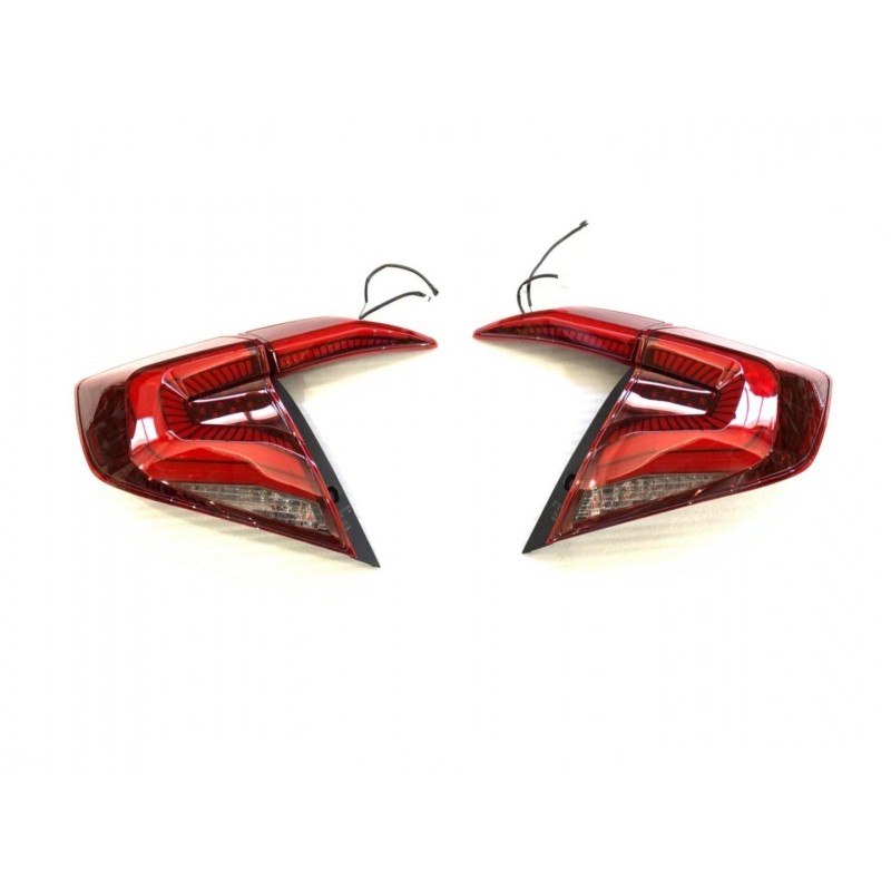 Cıvıc fc5 2016-2019 ıçın uyumlu omurga led stop kırmızı