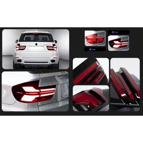 X5 e70 için 2023+ görünüm led stop