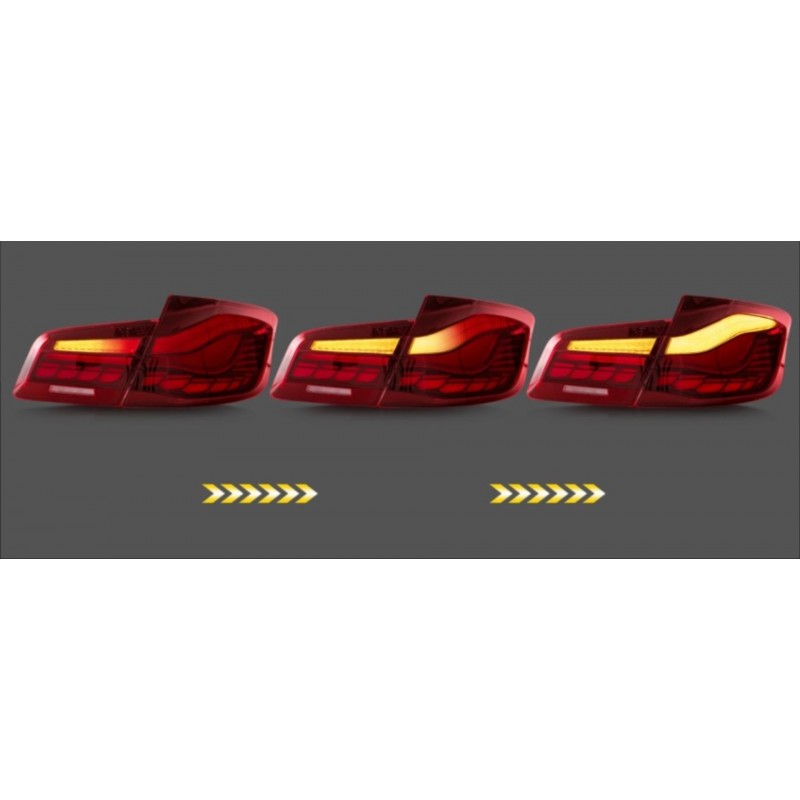 5 serısı f10 ıçın uyumlu  dragon led stop - kırmızı