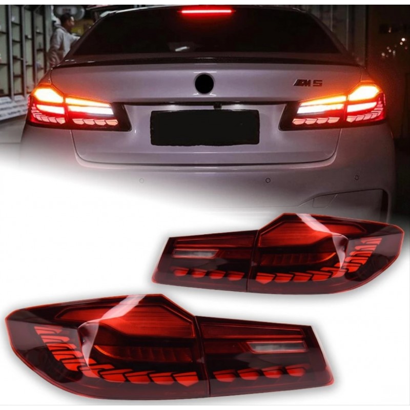 2017-2020 g30 ıçın uyumlu  dragon led stop - kırmızı
