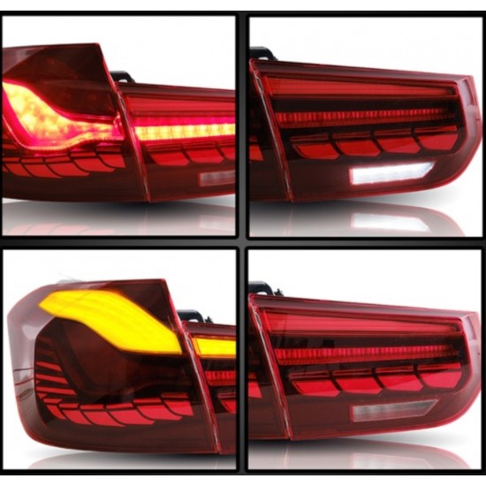 F30 3 serısı ıçın dragon led stop dınamık anımasyonlu - kırmızı