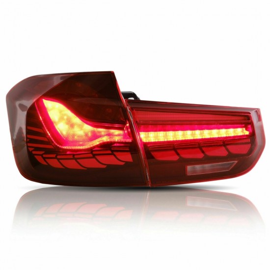 F30 3 serısı ıçın dragon led stop dınamık anımasyonlu - kırmızı