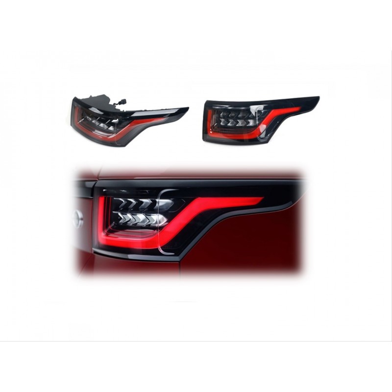 Rr sport 2014-2017 için uyumlu 2018 + led stop takımı