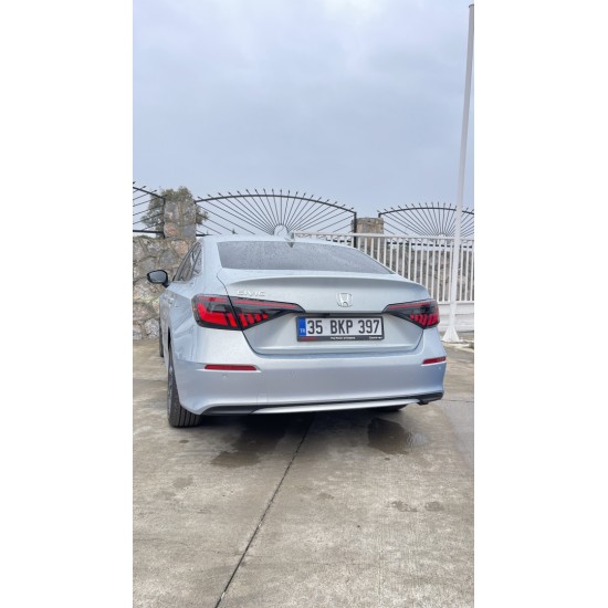 2022+ cıvıc modern lıne led stop - kırmızı