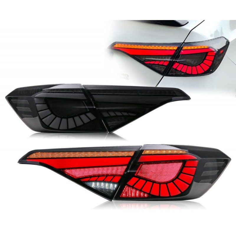 Cıvıc fe1 2022+  uyumlu dragon led stop - smoke