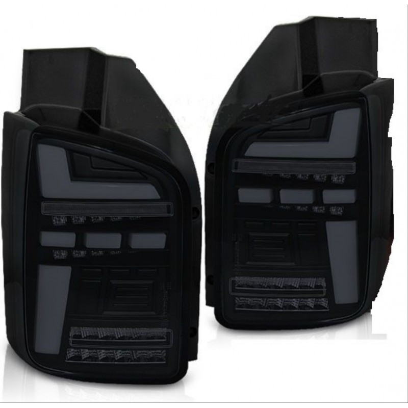 Transporter t6 amp; caravelle ıçın uyumlu makyajlı t6.1 #39;#39; smoke #39;#39; led stop (2016-2019)