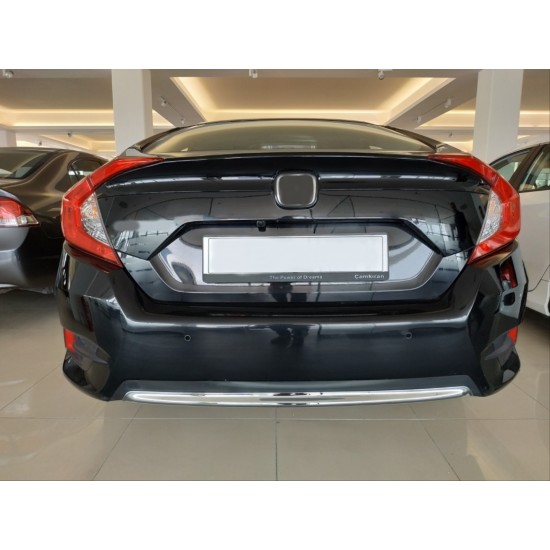 Cıvıc fc5 2016-2020 ıçın uyumlu arka tampon alt çıta nıkelaj