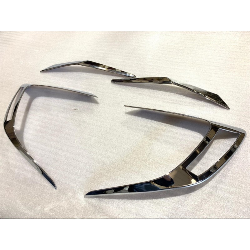 Cıvıc fc5 2016-2021 ıçın uyumlu arka stop kaplama 4 parça nıkelaj